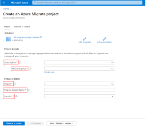 Azure Migrate Project using ARM Template 1