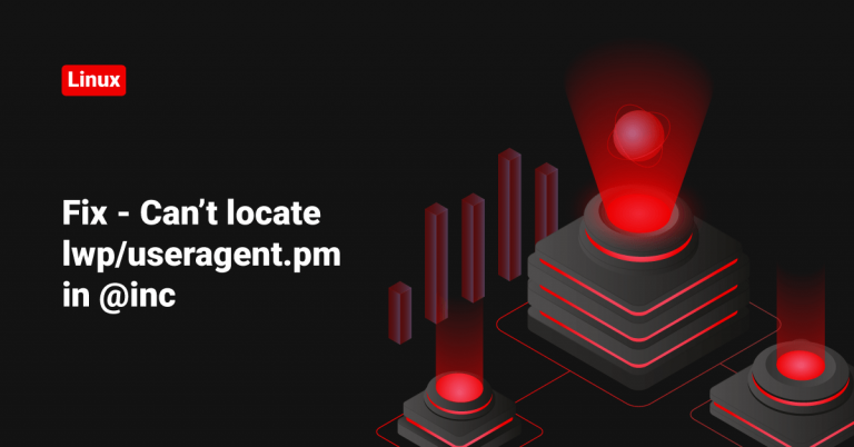 Can’t locate lwp/useragent.pm in @inc