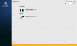 Install CentOS in VMware 10