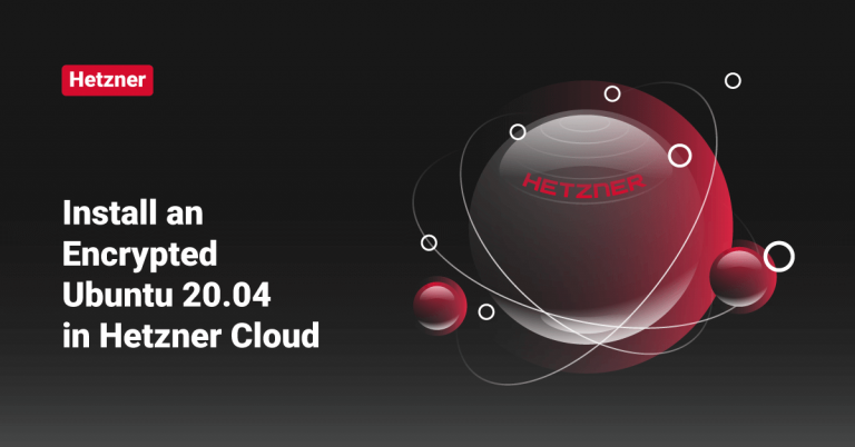 Install Encrypted Ubuntu in Hetzner Cloud