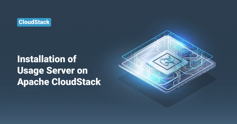 Installation of Usage Server on Apache CloudStack