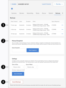 Linode Backup Service 1
