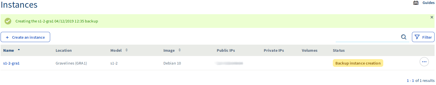 OVHcloud Public Cloud Instance • ServerHealers