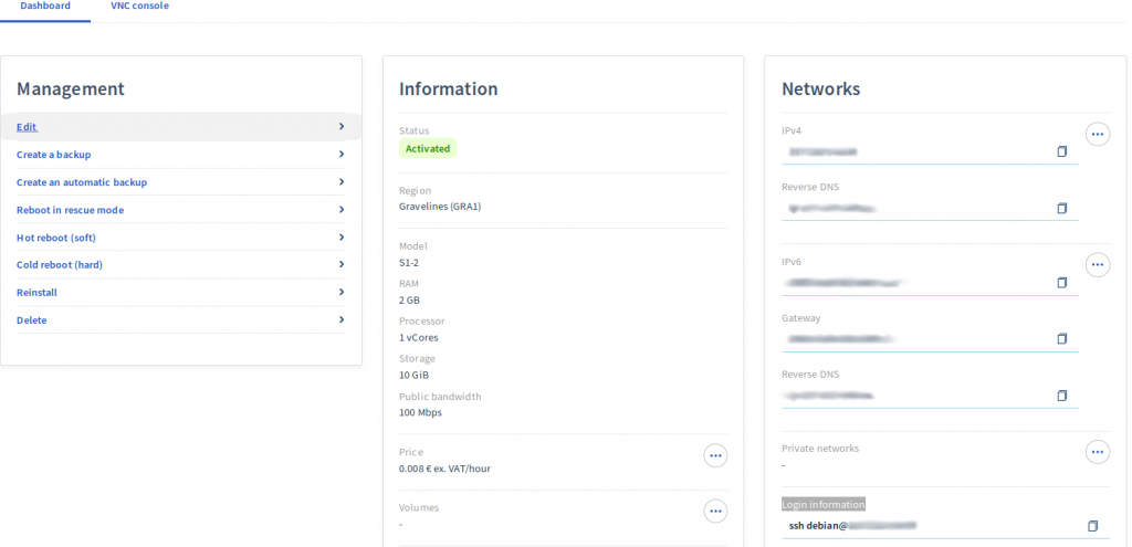 OVHcloud Public Cloud Instance • ServerHealers