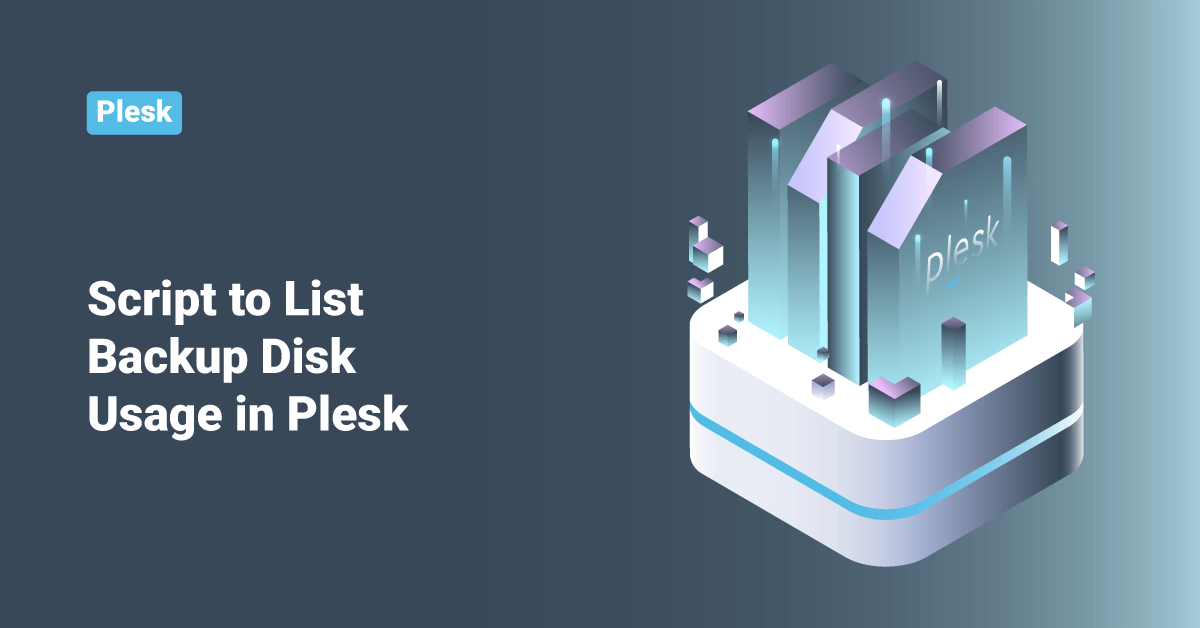 Script to list backup disk usage