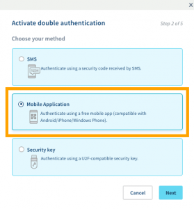 Securing OVHcloud Account with Two Factor Authentication via OTP 2