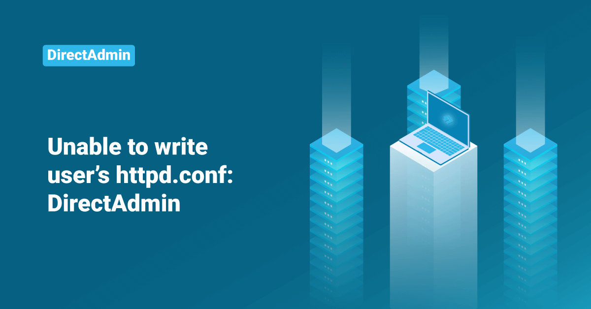 Unable to write users httpd conf