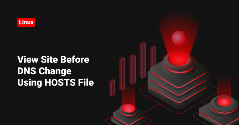 View site before DNS change hosts file