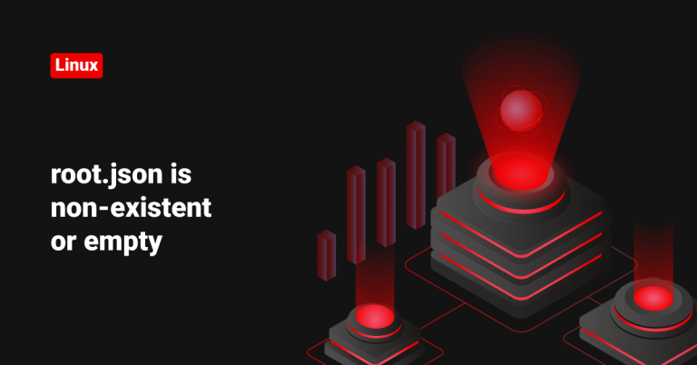 root.json is non existent